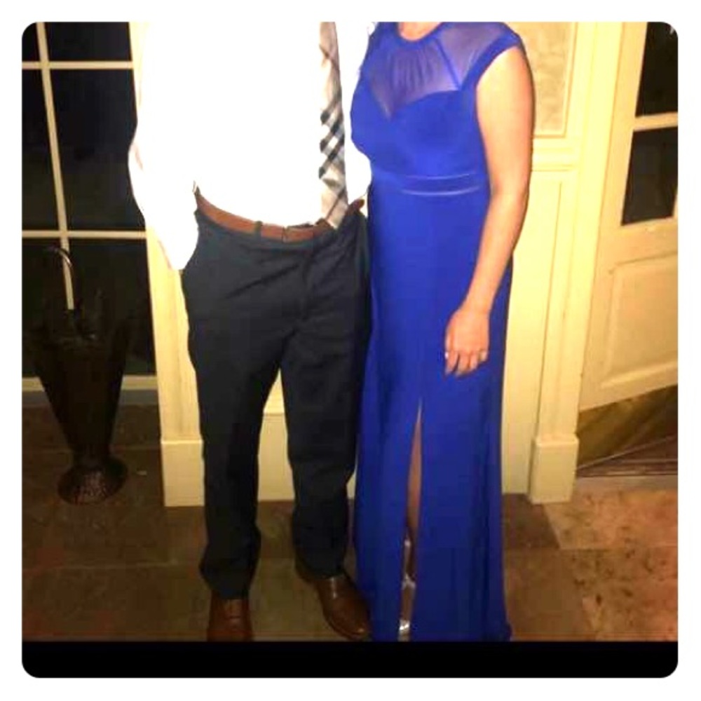 Royal blue wedding guest dress!! Worn once!!